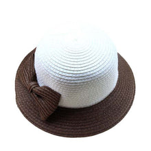 Casual Kids Girls Sun Hat Toddler Beach Bucket Hat Baby Girls Kids Bowknot Straw Caps 5 Sizes ILML