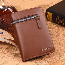 Casual MIni Men Leather Card Cash Receipt Holder Organizer Wallet Purse Cards Holder ILML