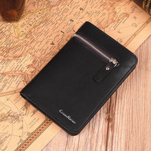 Casual MIni Men Leather Card Cash Receipt Holder Organizer Wallet Purse Cards Holder ILML