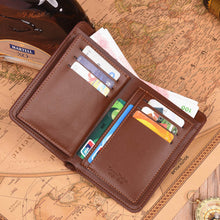 Casual MIni Men Leather Card Cash Receipt Holder Organizer Wallet Purse Cards Holder ILML