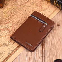 Casual MIni Men Leather Card Cash Receipt Holder Organizer Wallet Purse Cards Holder ILML