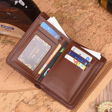 Casual MIni Men Leather Card Cash Receipt Holder Organizer Wallet Purse Cards Holder ILML