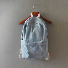 Casual Retro Women backpack Denim Travel Backpack Bags School Backpacks for teenage girls Rucksack Mochila Mujeres ILML