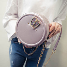Casual Round rabbit ear Pattern Women Leather messenger bags crossbody Shoulder Bag hbags clutch Femme Bolsos ILML