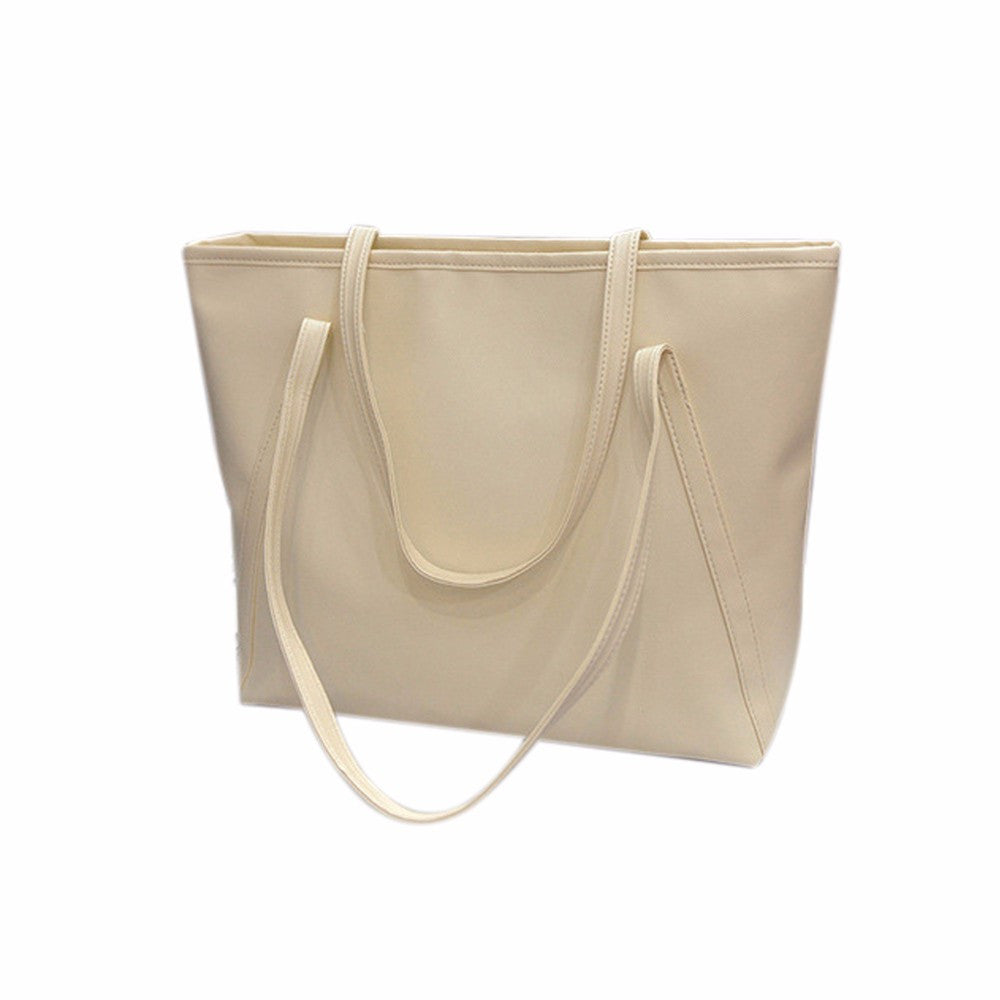 Casual Simple Larger Capacity Women Hbag Leather Shoulder bags Clutch Tote Messenger bag Shopping bags bolsas ILML