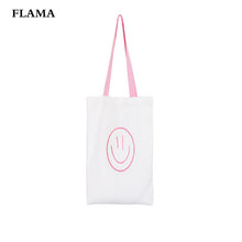 Casual Smile expression Women Bag Canvas Cloth women's hbags Shoulder Bag for girls messenger bags Clutch bolsa ILML