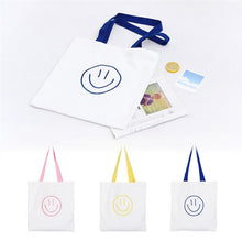 Casual Smile expression Women Bag Canvas Cloth women's hbags Shoulder Bag for girls messenger bags Clutch bolsa ILML