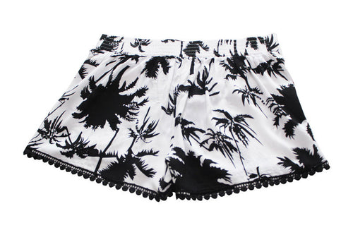 Casual Sexy Shorts Women Girl Polka Dot High Waist Tassel Loose Short Lady Beach Feminino Femme Shorts  ILML