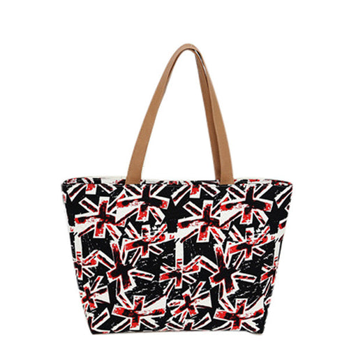 Casual Women Canvas Print Hbag Shoulder Bag ladies Clutch Tote Messenger bag Shopping bags bolsas ILML
