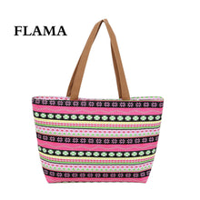 Casual Women Canvas Print Hbag Shoulder Bag ladies Clutch Tote Messenger bag Shopping bags bolsas ILML