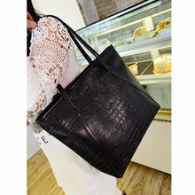 Casual Women Shoulder Bags Crocodile Leather Big Tote Hbag Large Capacity FamousWomen's Hbags Messenger Bags ILML