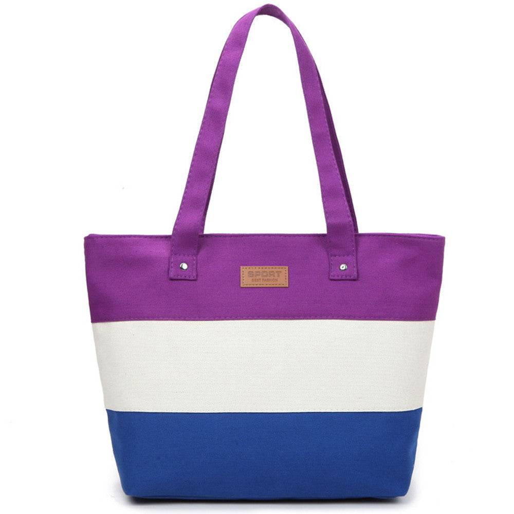 Casual Women Tote Striped Hbags Shoulder Messenger Bags Totes ladies big Hbag women famousdesigner shopping bag ILML