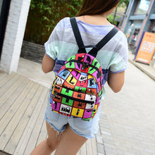 Casual canvas Women Shoulder Bag Printing Backpacks School Backpack Women School Bags for Teenage Girls Rucksack ILML