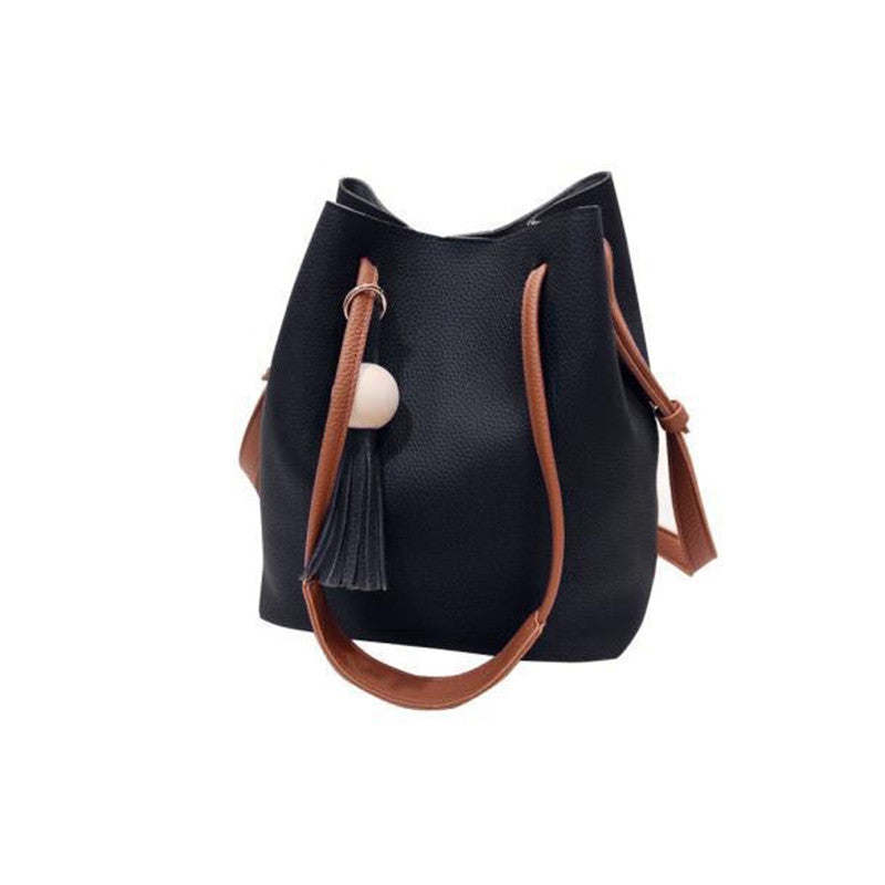 Casual women bag Crossbody hbags Tassel Leather messenger Shoulder bags famousHbag Tote Purse Shopping bag ILML