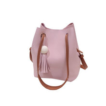Casual women bag Crossbody hbags Tassel Leather messenger Shoulder bags famousHbag Tote Purse Shopping bag ILML