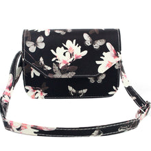 Charm Leather Women Messenger Bags Shell Shaped Crossbody multi-function Mini Bag With Flower Butterfly Printed Shoulder Bags ILML