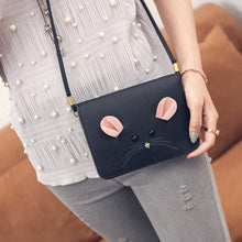 Charm Satchel Women Hbags mouse small square bag PU Leather Crossbody Shoulder Bags Messenger Bags Sac Casual Bolsos Mujer ILML