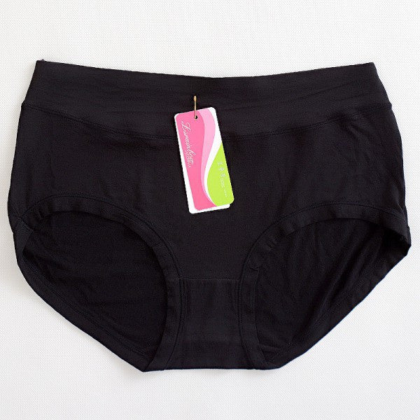 Comfortable Bamboo Fiber Antibacterial Women Underpants Briefs Underwear  ILML