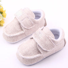 Cozy Toddler Baby Linen Crib Shoes Kid Boy Girl Non-Slip Loafers Shoes 0-12M PY5 ILML