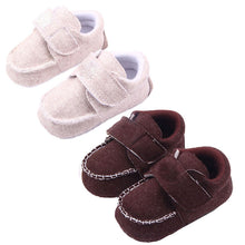 Cozy Toddler Baby Linen Crib Shoes Kid Boy Girl Non-Slip Loafers Shoes 0-12M PY5 ILML
