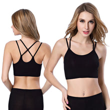 Crop Top t-shirts Women's Sexy Bustier Bralette Cor Cut Out Bra Intersect Tank Tops women short vest  ILML