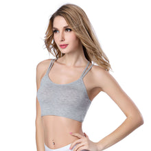 Crop Top t-shirts Women's Sexy Bustier Bralette Cor Cut Out Bra Intersect Tank Tops women short vest  ILML