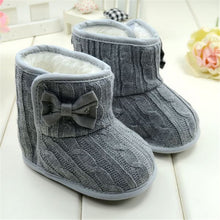 Cute Baby Girls Boy First Walkers Toddler Shoes Bootulti-color Dot Bow Children's Shoes Soft Sole Warm Shoe ILML