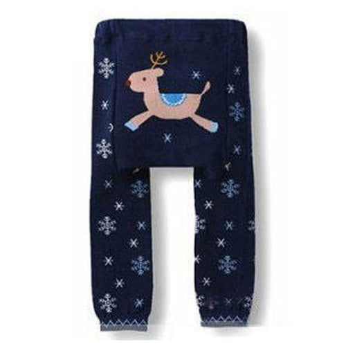 Cute Baby Kids Boy Girl Toddler PP Pants Legging Animal Pattern Unisex Trousers 0-1Years ILML
