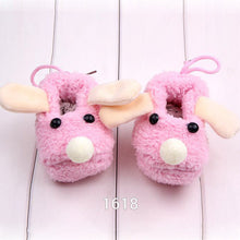 Cute Cartoon Animal born Baby Anti-slip Slipper Fleece Shoes Socks Boots Prewalk Soft Bottom First Walkers Shoes ILML