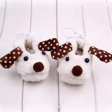 Cute Cartoon Animal born Baby Anti-slip Slipper Fleece Shoes Socks Boots Prewalk Soft Bottom First Walkers Shoes ILML