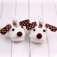 Cute Cartoon Animal born Baby Anti-slip Slipper Fleece Shoes Socks Boots Prewalk Soft Bottom First Walkers Shoes ILML