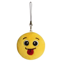 Cute Emoji Smiley Emoticon Despise Key Chain Toy Gift Pendant Amusing Bag Accessory Chains Holder Stuffed Plush Key Chain ILML