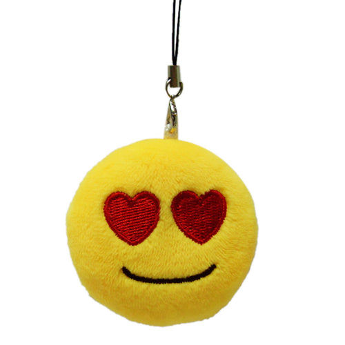 Cute Emoji Smiley Emoticon Despise Key Chain Toy Gift Pendant Amusing Bag Accessory Chains Holder Stuffed Plush Key Chain ILML