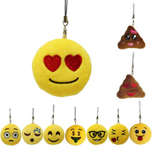 Cute Emoji Smiley Emoticon Despise Key Chain Toy Gift Pendant Amusing Bag Accessory Chains Holder Stuffed Plush Key Chain ILML