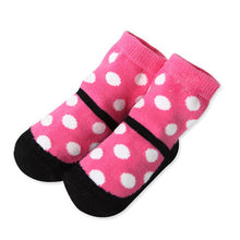 Cute Kids Baby Warm Socks born Polka Dot Socks Dress shoes Pattern Size 0-2T ILML