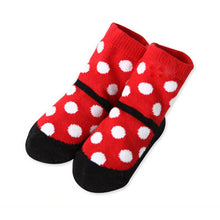 Cute Kids Baby Warm Socks born Polka Dot Socks Dress shoes Pattern Size 0-2T ILML