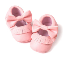 Cute Baby Girls Soft Soled PU Leather Shoes Toddler Infant Moccasin 0-18Months First Walkers  ILML
