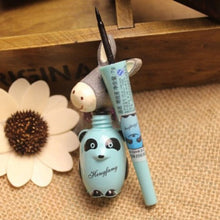 Cute Panda Waterproof Makeup Cosmetic Black Liquid Smooth Eye Liner Eyeliner Pen Whole ILML