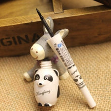 Cute Panda Waterproof Makeup Cosmetic Black Liquid Smooth Eye Liner Eyeliner Pen Whole ILML