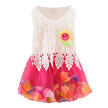 Cute Princess Baby Girls Sleeveless Floral Tutu Tulle Cotton Dress for 0-4Y ILML