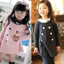 Cute Toddler Baby Girls Kids Dress Top Long Sleeve 2-7 Year Party One Piece Dresses ILML