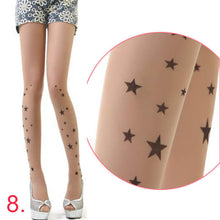 Cute Women Sexy Transparent Silk Stocking Tattoo Pantyhose Woman Leggings ILML