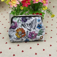 Delicate Lovely Small Floral Mini Womens Girl Wallet Card Holder Feminina for Coin Purse Lady Clutch Hbag  ILML