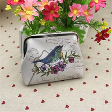Delicate Print Pastoral Floral Bird Pattern Womens Wallet Card Key Holder Coin Purse Clutch Hbag Feminina Bags  ILML
