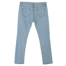 DesignerJeans Womens Denim Hollow Out Strech Blue Black Skinny High Waist Denim Pencil Pants Plus Size ILML