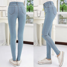 DesignerJeans Womens Denim Hollow Out Strech Blue Black Skinny High Waist Denim Pencil Pants Plus Size ILML