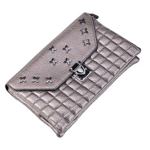 Elegant women messenger bags Envelope crossbody Shoulder Bag Lock Rivets Leather women's hbags bag bolsos ILML