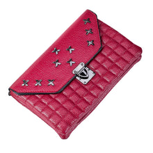 Elegant women messenger bags Envelope crossbody Shoulder Bag Lock Rivets Leather women's hbags bag bolsos ILML