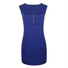 European Style Women Bandage Bodycon Slim Sleeveless Evening Party Pencil Push Up Red Zipper Dresses ILML