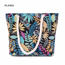 FLAMA Women Canvas Hbags Tote Messenger Beach Shoulder Bags Satchel Shopping Bag Femininas Clutch ILML